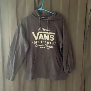 Vans “off the wall” sweatshirt in black